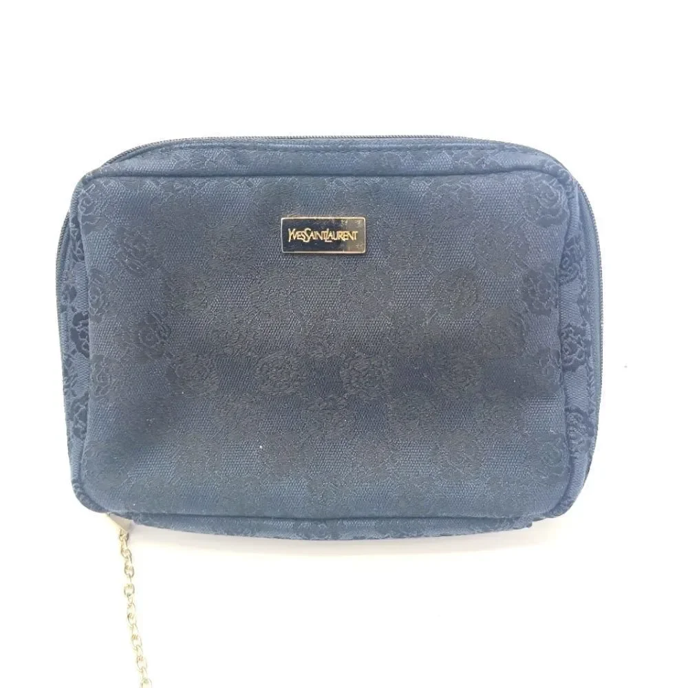 Yves Saint Laurent Leather Cosmetic Bag